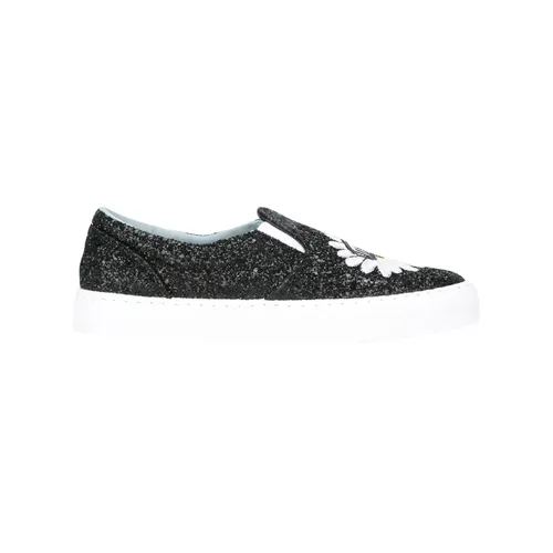 Black Slip-On Shoes - Chiara Ferragni Collection - Modalova