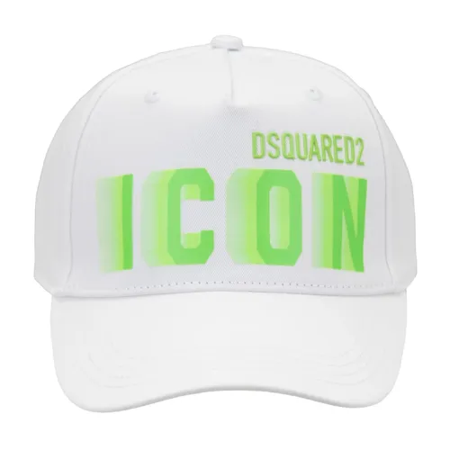 Iconic Baseball Cap with Buckle Closure - Dsquared2 - Modalova