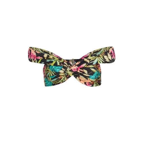 Black Tropical Bikini Top - Patbo - Modalova