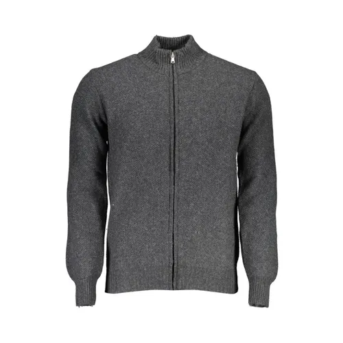 Gray Zip-Up Knit Cardigan - North Sails - Modalova