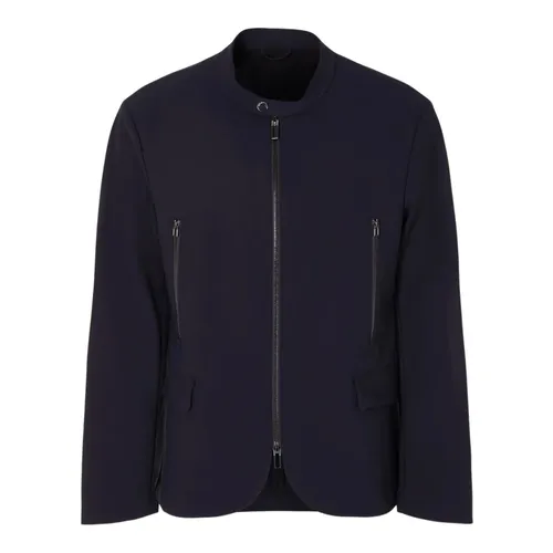 Stretch Compact Jacket - Emporio Armani - Modalova