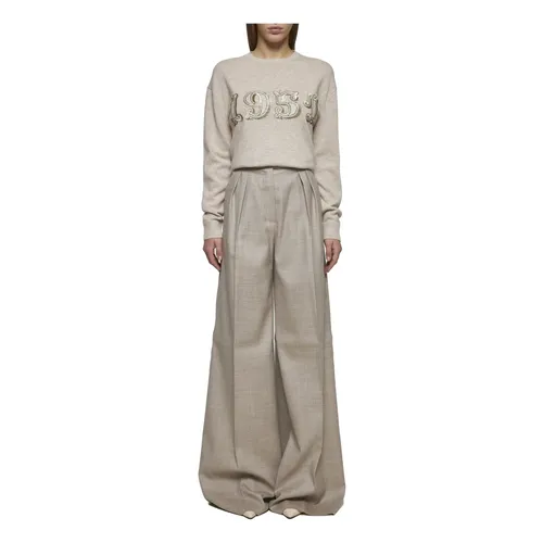Sequin Embroidery Pullover - Max Mara - Modalova