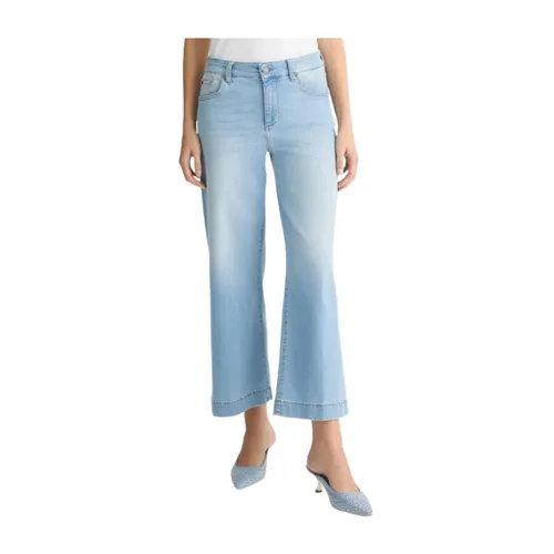 Flare Cropped Jeans - Liu Jo - Modalova