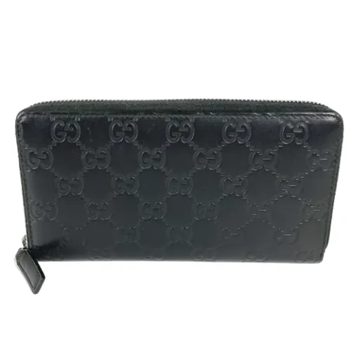 Pre-owned Leather wallets - Gucci Vintage - Modalova