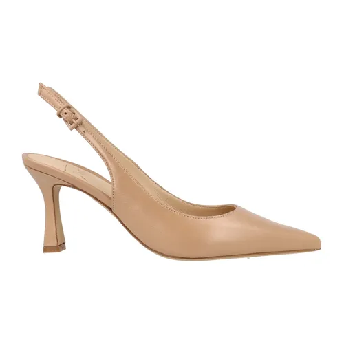 Nude Leather Pumps - Roberto Festa - Modalova