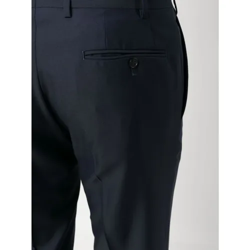 Wool Suit with Two Buttons - Canali - Modalova