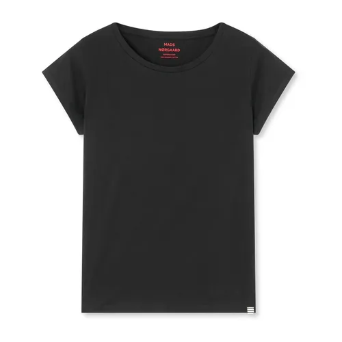 Tee Nero Biologico - Stile Classico - Mads Nørgaard - Modalova
