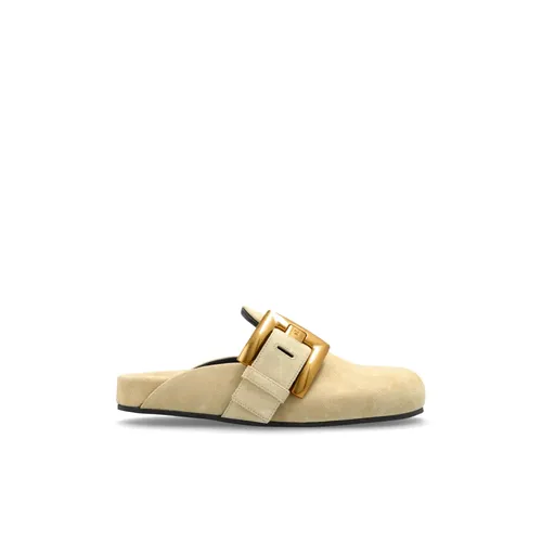 Suede Slides - Balmain - Modalova