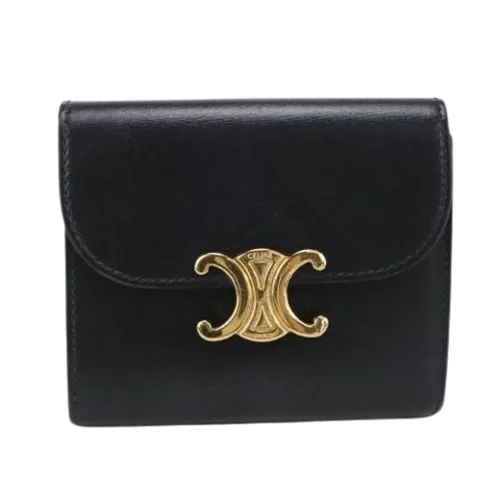 Pre-owned Leather Wallet - Celine Vintage - Modalova