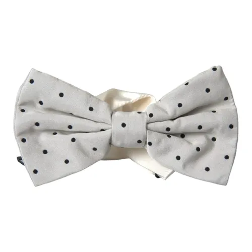 Polka Dot Polyester Bow Tie - Dolce & Gabbana - Modalova