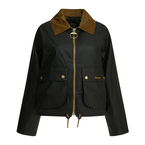 Marron Waxed Jacket - Barbour - Modalova