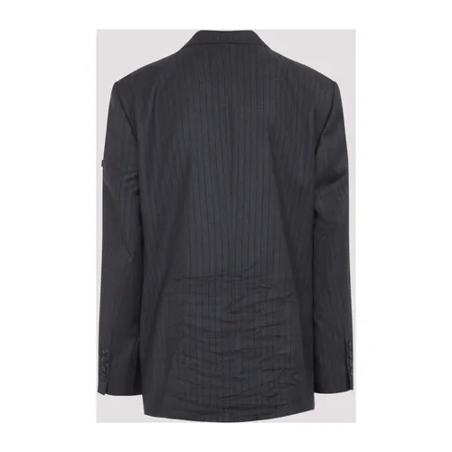 Pinstripe Wool Blazer - Balenciaga - Modalova