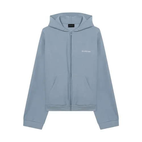 Back Zip-up Hoodie - Balenciaga - Modalova