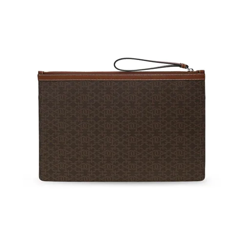 Logo Large Clutch Bag Brown - Bally - Modalova