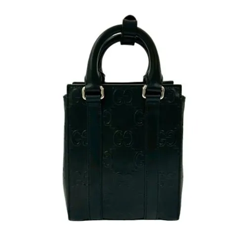 Borsa Mini in Pelle Pre-owned - Gucci Vintage - Modalova