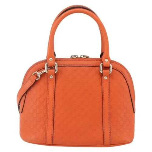 Pre-owned Leather Handbag - Gucci Vintage - Modalova