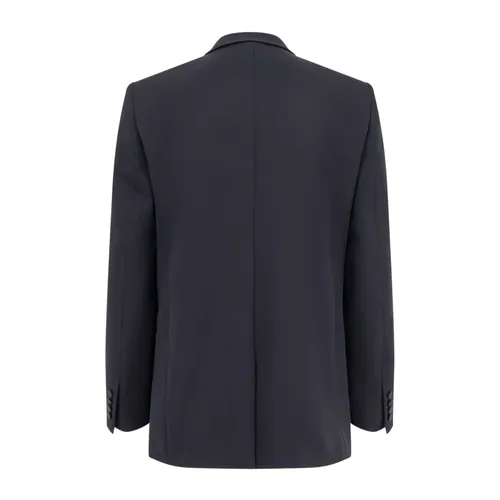 Certified Wool Blazer with Satin Lapel - Saint Laurent - Modalova