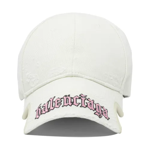 Distressed Logo Cap - Balenciaga - Modalova