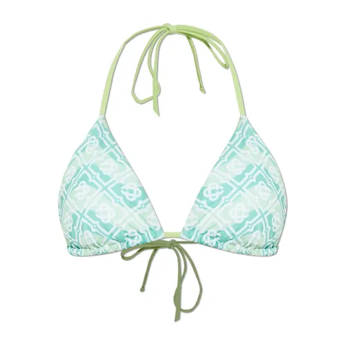 Wavy Monogram Bikini Top - Casablanca - Modalova