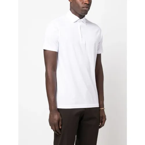 White Polo Shirt - Aspesi - Modalova