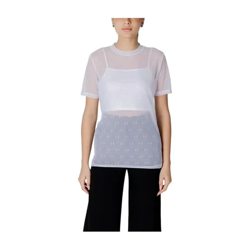Mesh Top See-Through Overlay - Armani Exchange - Modalova