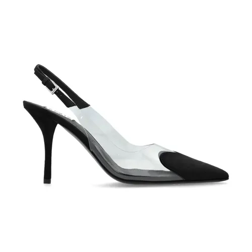 Black Heart Slingback Heel - Alaïa - Modalova