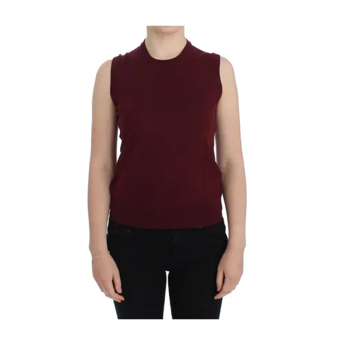 Sleeveless Crewneck Pullover Vest - Dolce & Gabbana - Modalova