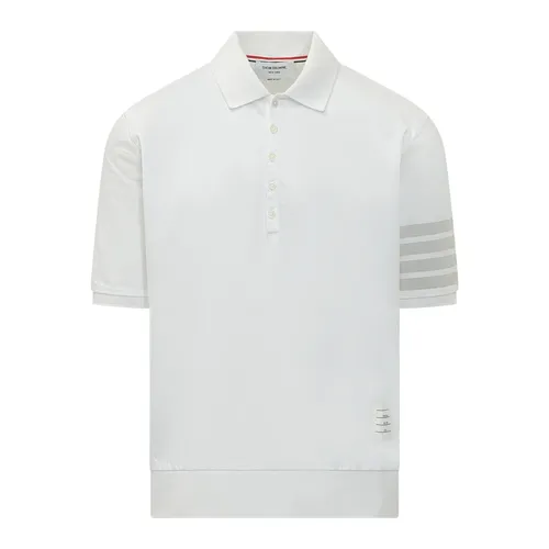 Garment Overdyed Jersey 4-Bar Polo - Thom Browne - Modalova