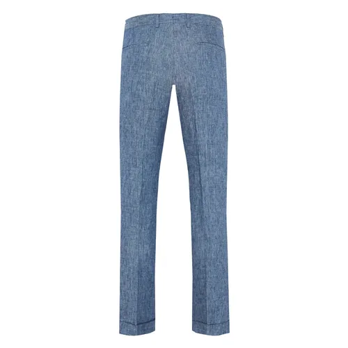 Linen Trousers with Pockets - Barba - Modalova