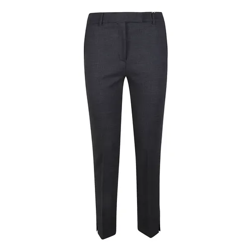Stretch Wool Grey Trousers - Incotex - Modalova