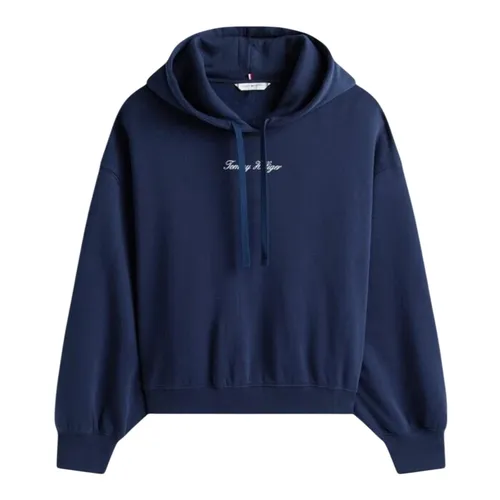 Classic Script Fleece Hoodie - Tommy Hilfiger - Modalova