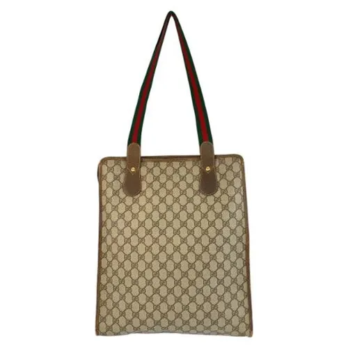 Pre-owned Canvas Tote Bag - Gucci Vintage - Modalova