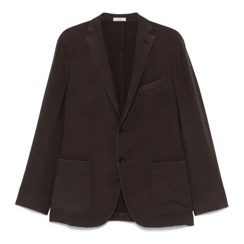 Virgin Wool Jacket with 2 Buttons - Boglioli - Modalova