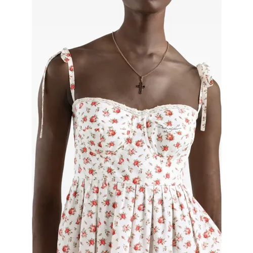 Floral Lace Dress - Dolce & Gabbana - Modalova