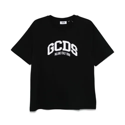 Black Lounge Logo Oversize T-Shirt - Gcds - Modalova