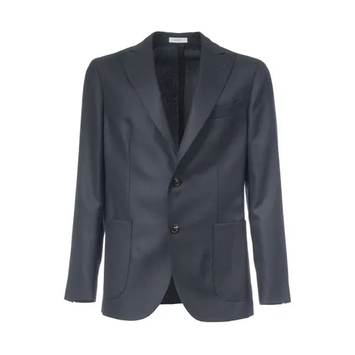 Regular Fit Wool Jacket - Boglioli - Modalova