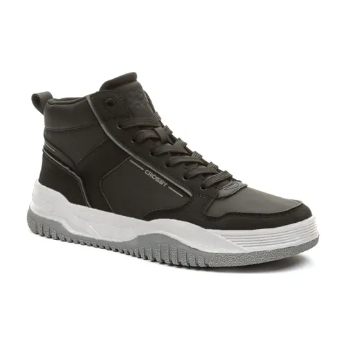Black Closed Ankle Boots for Men - Crosby - Modalova