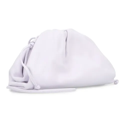 Mini Leather Pouch with Snap Closure - Bottega Veneta - Modalova