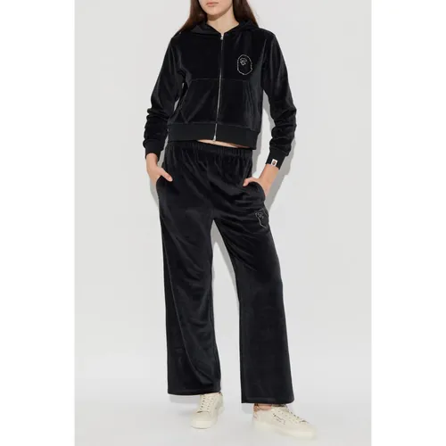 Velour Sweatpants - A BATHING APE - Modalova