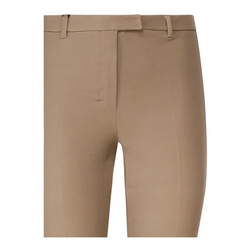 Camel Trousers with Front Fold - Max Mara - Modalova