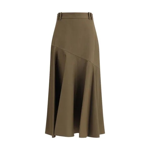 Midi Skirt with Side Buttons - P.a.r.o.s.h. - Modalova