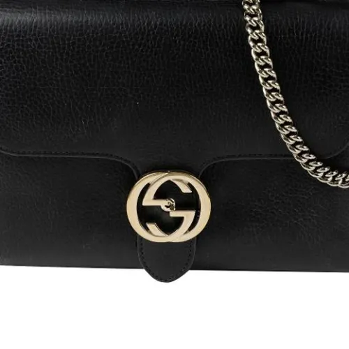 Pre-owned Leather Handbag - Gucci Vintage - Modalova