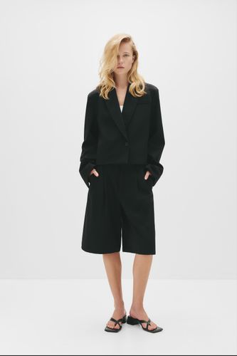 Bermuda Habillée À Pinces - Pull&Bear - Modalova