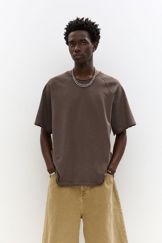 T-Shirt Manches Courtes Avec Bordures - Pull&Bear - Modalova