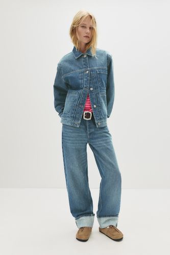 Jean Droit Selvedge - Pull&Bear - Modalova