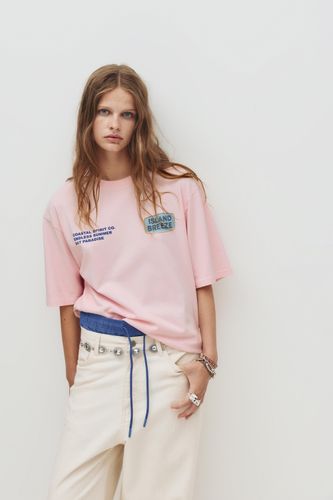 T-Shirt Motif Tongs - Pull&Bear - Modalova