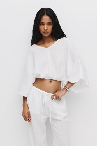 Chemisier Rustique Texturé - Pull&Bear - Modalova