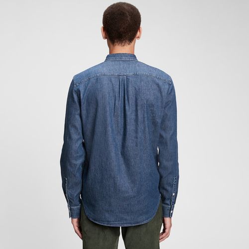 Camicia Ls 1 Pkt Denim Shirt M - GAP - Modalova