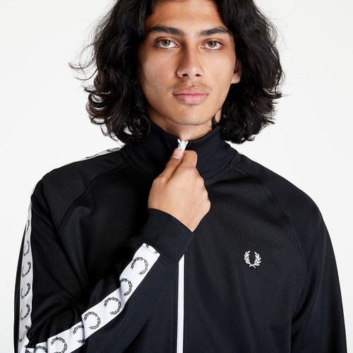 Felpa Taped Track Jacket L - FRED PERRY - Modalova