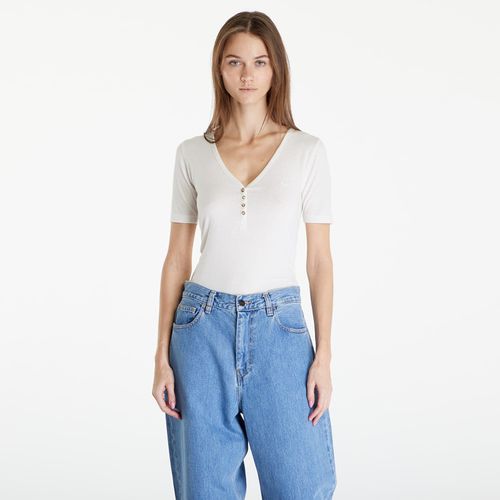 Maglietta Lee Ss Henley Ecru S - Lee - Modalova